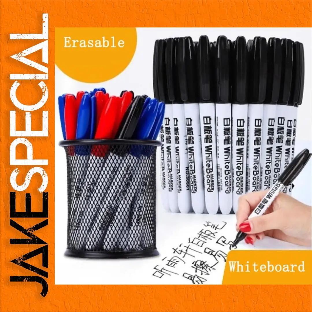 Set of 5 Quick-Drying Whiteboard Markers 1 Set of 5 Quick-Drying Whiteboard Markers