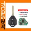 Toyota Remote Car Key with 4D67/G Chip