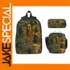Italian Brainrot Tung Tung Sahur Backpack Set
