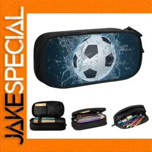 Soccer Ball Design Pencil Case for Supplies