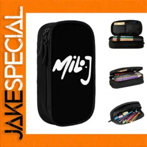 Milo J Leather Pencil Case with Compartments