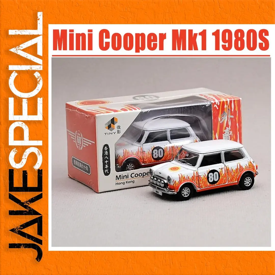 Mini Cooper Mk1 1980s Diecast Model 1/64 1 Mini Cooper Mk1 1980s Diecast Model 1/64