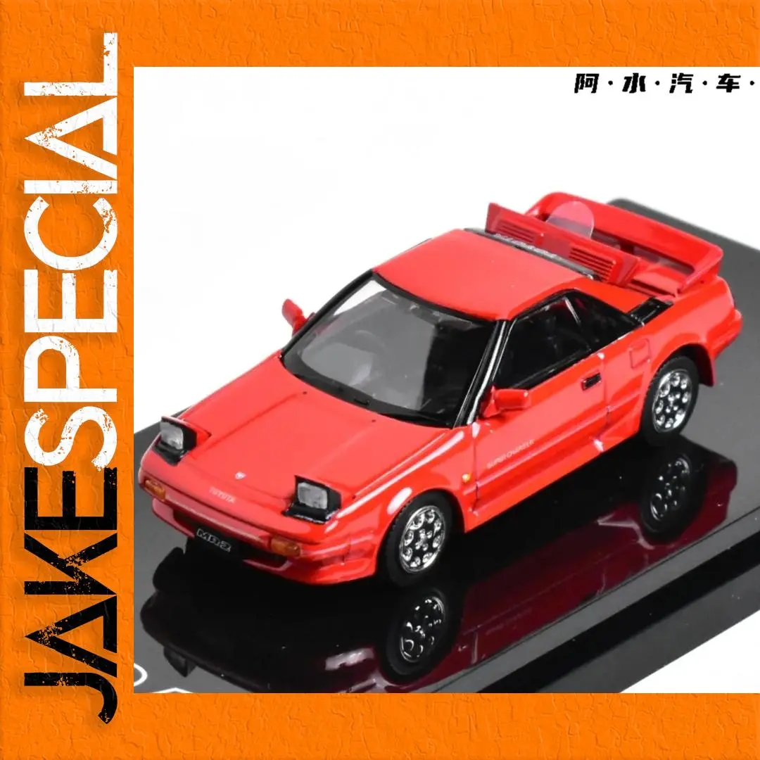 Diecast Toyota MR2 Model 1:64 Scale Red 1 Diecast Toyota MR2 Model 1:64 Scale Red