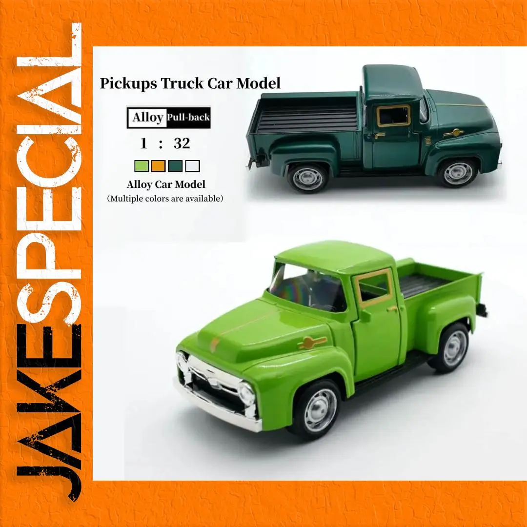 Classic Pickup Truck Diecast Model 1:32 Scale 1 Classic Pickup Truck Diecast Model 1:32 Scale