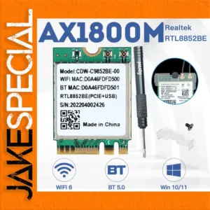 Wifi 6 Realtek RTL8852BE Network Card 1800Mbps