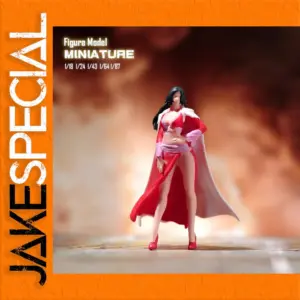 Vibrant Female Character Resin Model Figure