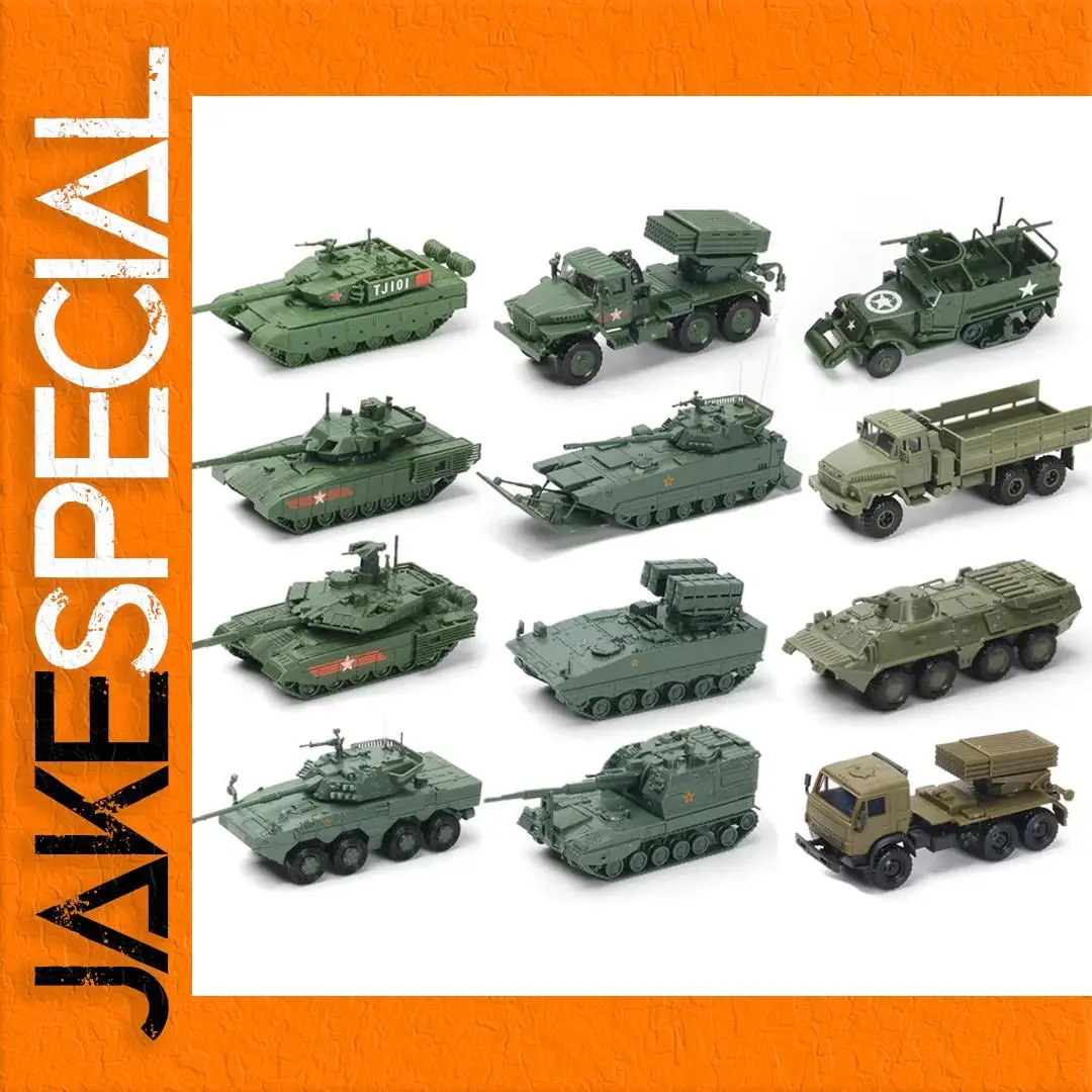1:72 Scale Military Model Tank Collection Set 1 1:72 Scale Military Model Tank Collection Set
