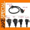 90 Degree Micro USB Male to Mini USB Female Adapter
