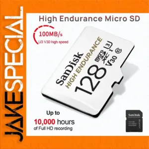 SanDisk High Endurance Micro SD Card 32GB-256GB
