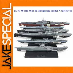 1:350 WWII Submarine Models Collection Set
