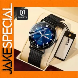 Men's Quartz Wristwatch Model 6016 - Blue Dial
