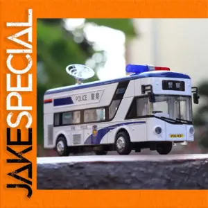 City Police Bus Model 1:36 Scale Replica