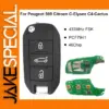 Citroen Peugeot Remote Key with HU83 Blade