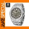 Men's Luxury Quartz Watch Model 6676 Stainless Steel