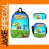 Vibrant 3-Piece Cartoon Backpack Set