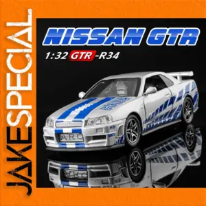 GTR R34 Skyline 1:32 Scale Diecast Model