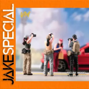 Miniature Figure Set of Professional Photographers