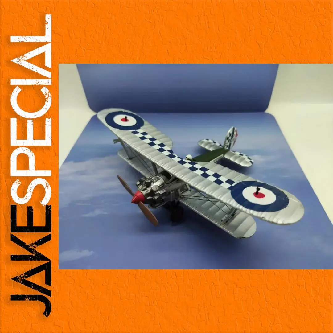Diecast 1/72 Scale Bristol Bulldog Biplane 1 Diecast 1/72 Scale Bristol Bulldog Biplane