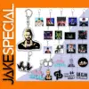 French Rapper Jul Keychain with Acrylic Pendant
