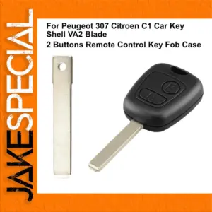 Peugeot Citroen Key Fob Case with VA2 Blade