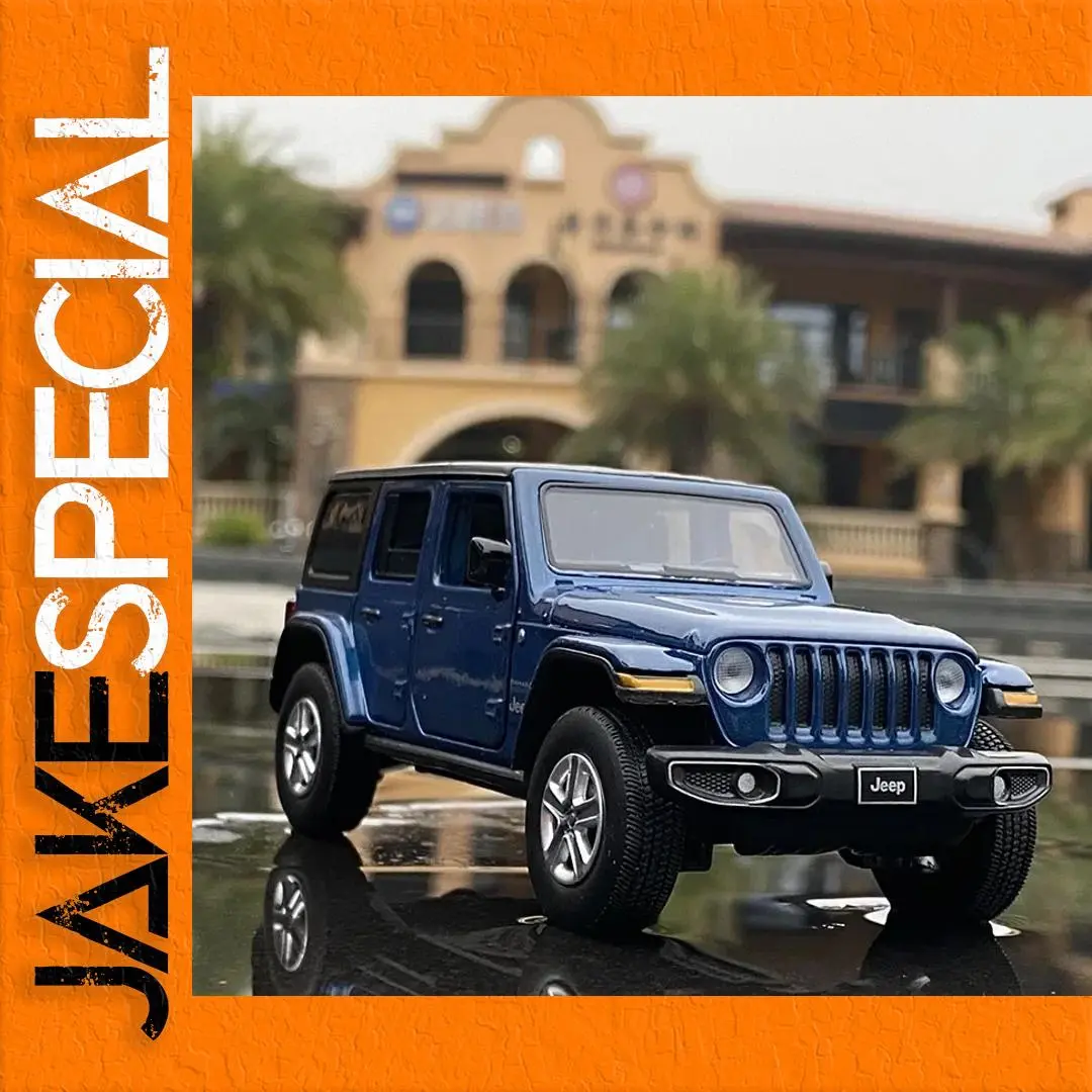 Jeep Wrangler Rubicon 1:32 Diecast Model Car 1 Jeep Wrangler Rubicon 1:32 Diecast Model Car