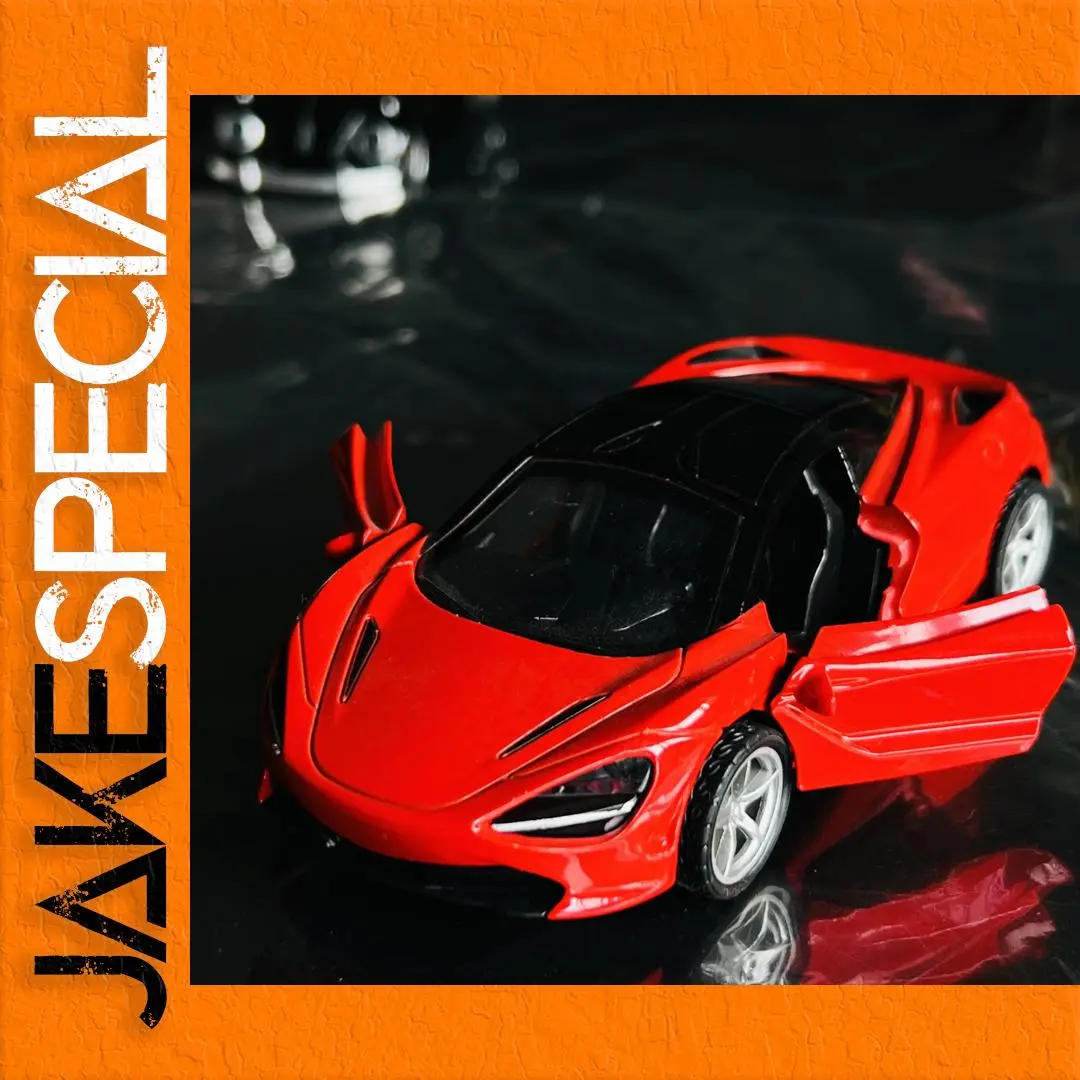Vibrant Red 1:36 Diecast Sports Car Model 1 Vibrant Red 1:36 Diecast Sports Car Model