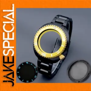 Black Turtle Abalone Dive Case for Seiko Movements