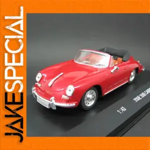 1959 356B Diecast Model Red Convertible 1:43