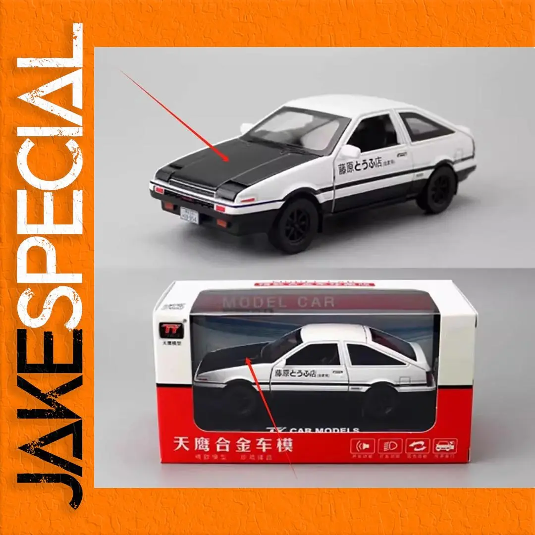 1:32 Alloy Car Model with Japanese Graphics 1 1:32 Alloy Car Model with Japanese Graphics