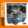 1/24 Scale Sabre-toothed Tiger Police Car Model