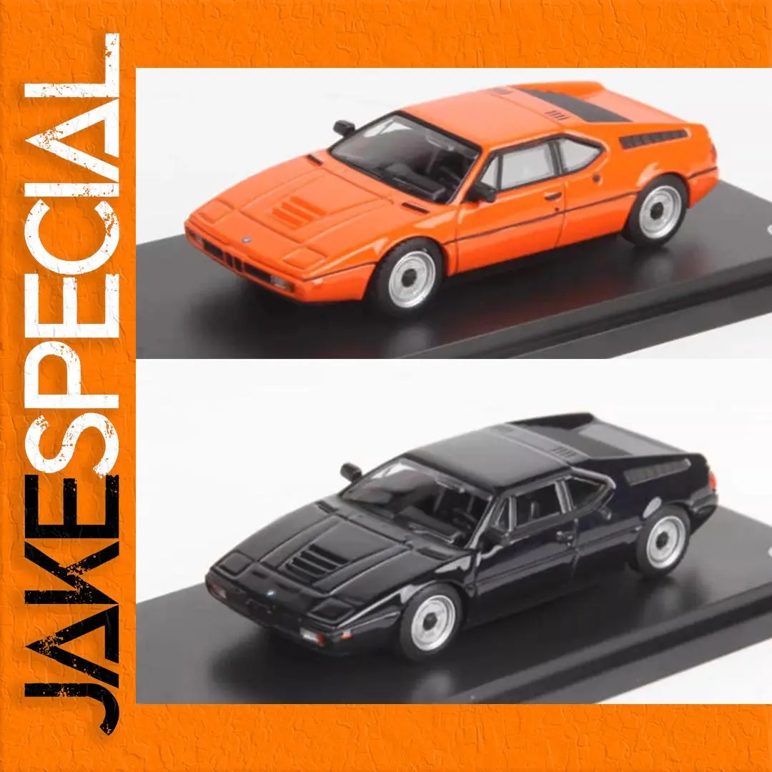 1/64 Scale M1 Alloy Car Model in Orange and Black 1 1/64 Scale M1 Alloy Car Model in Orange and Black