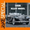 500K Luxury Retro Model Car in Black