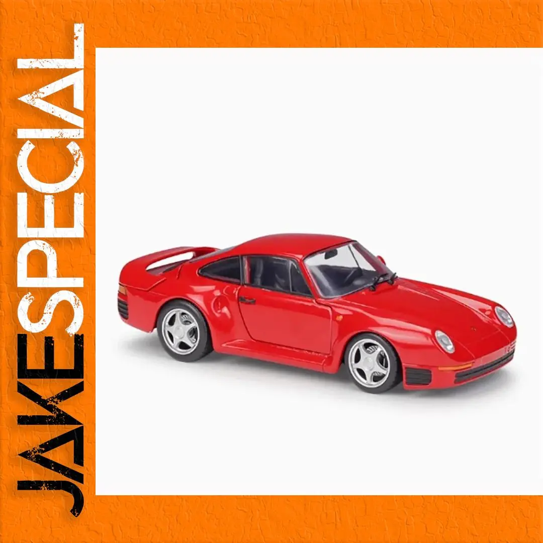 Welly 1:24 Scale Red Diecast Sports Car Model 1 Welly 1:24 Scale Red Diecast Sports Car Model