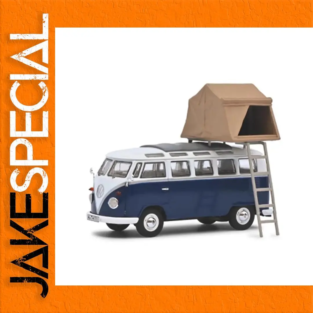 Schuco 1:43 T1 Camping Bus Model Collectible 1 Schuco 1:43 T1 Camping Bus Model Collectible
