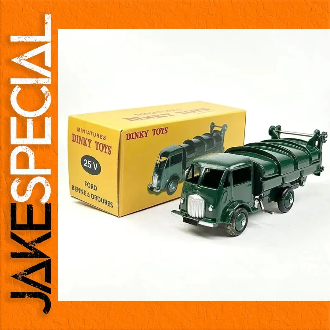1:43 Scale Green Diecast Waste Transport Truck 1 1:43 Scale Green Diecast Waste Transport Truck