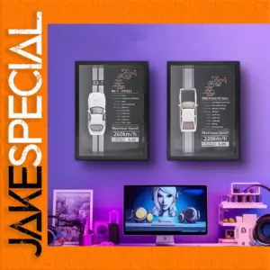 Stylish Die-Cast Car Model Ornament