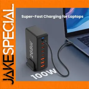 268W USB C Charger with 8 Fast Charging Ports