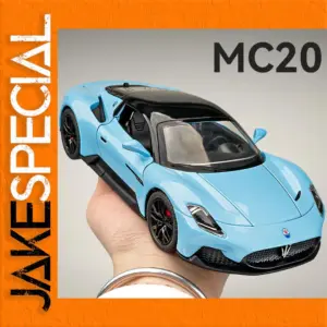 Maserati MC20 Supercar Model 1:24 Scale Diecast