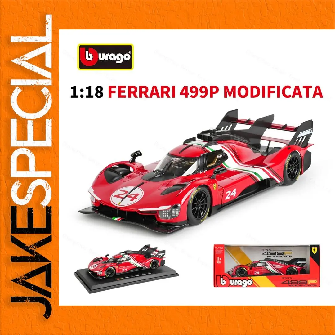 Bburago 1:18 Ferrari 499P Modificata Model Car 1 Bburago 1:18 Ferrari 499P Modificata Model Car