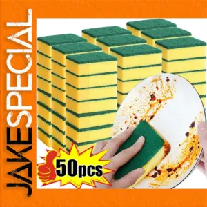 Double-Sided Magic Cleaning Sponge Pack of 50