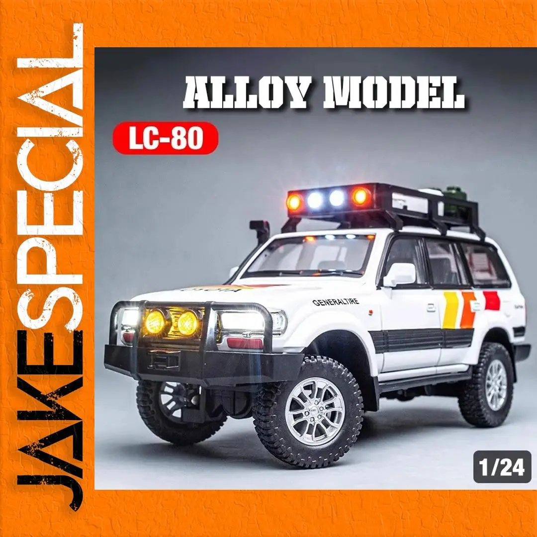 Alloy Off-Road Model Car - 1/24 Scale Collectible 1 Alloy Off-Road Model Car - 1/24 Scale Collectible