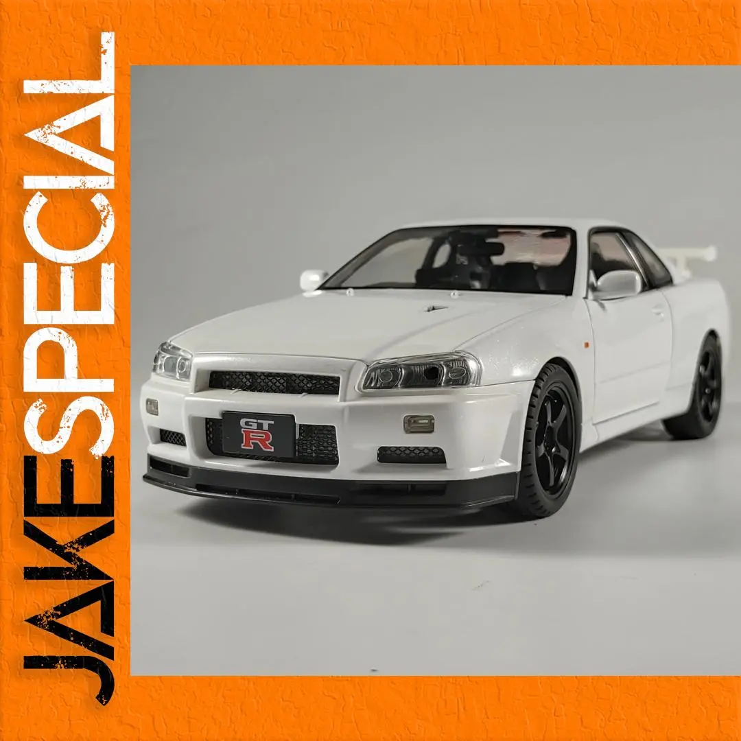 Nissan GTR R34 Skyline 1:18 Diecast Model Car 1 Nissan GTR R34 Skyline 1:18 Diecast Model Car