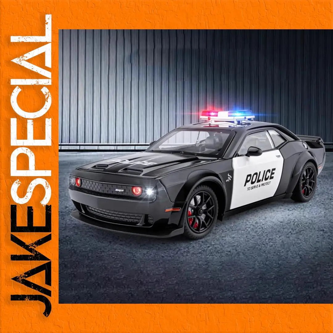 1:24 Dodge Challenger SRT Hellcat Police Model 1 1:24 Dodge Challenger SRT Hellcat Police Model
