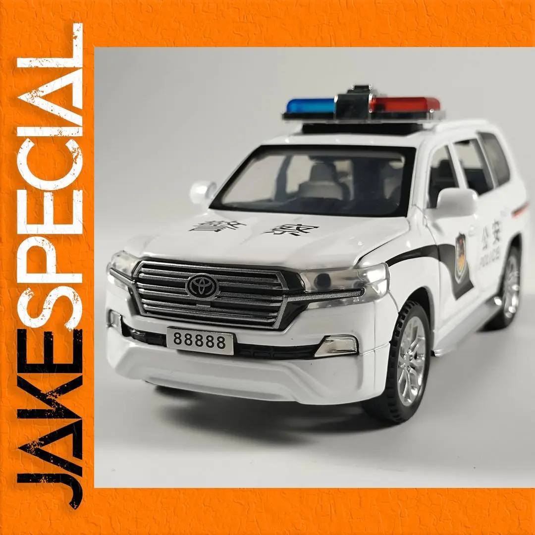 1:32 Scale Toyota Cruiser Police Diecast Model 1 1:32 Scale Toyota Cruiser Police Diecast Model