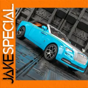 1:24 Scale Diecast Alloy Car Model in Turquoise