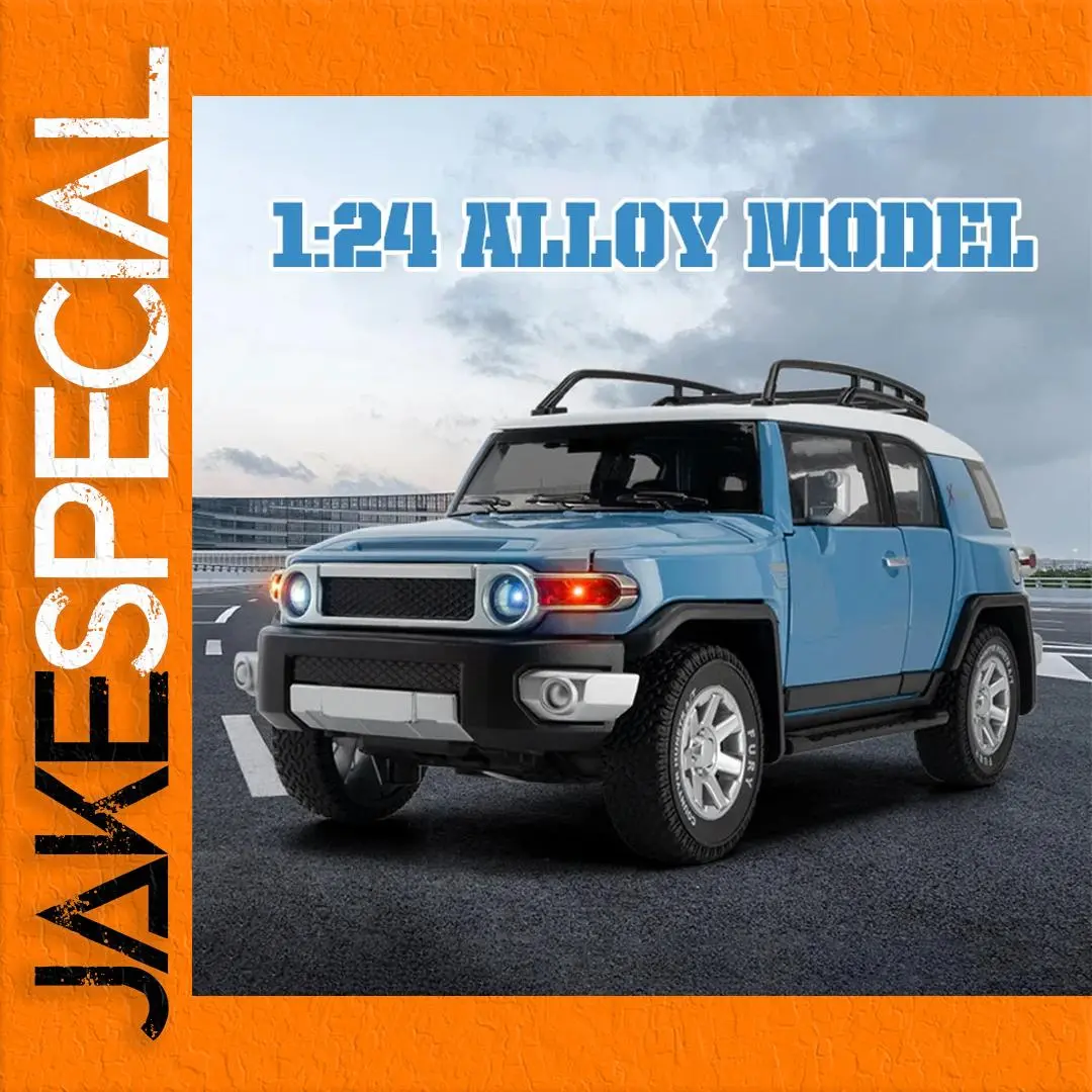 1:24 Scale Off-Road Vehicle Model with Roof Rack 1 1:24 Scale Off-Road Vehicle Model with Roof Rack