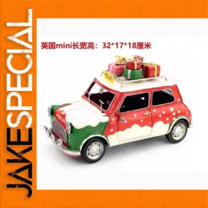 British Austin Classic Car Model Decorative Piece