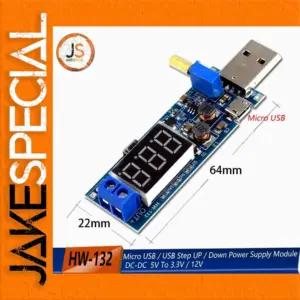 Boost Buck Converter USB Power Supply Module