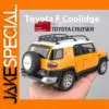 Toyota FJ Cruiser 1:24 Diecast Model Yellow Black