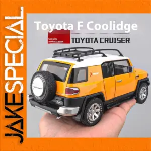 Toyota FJ Cruiser 1:24 Diecast Model Yellow Black